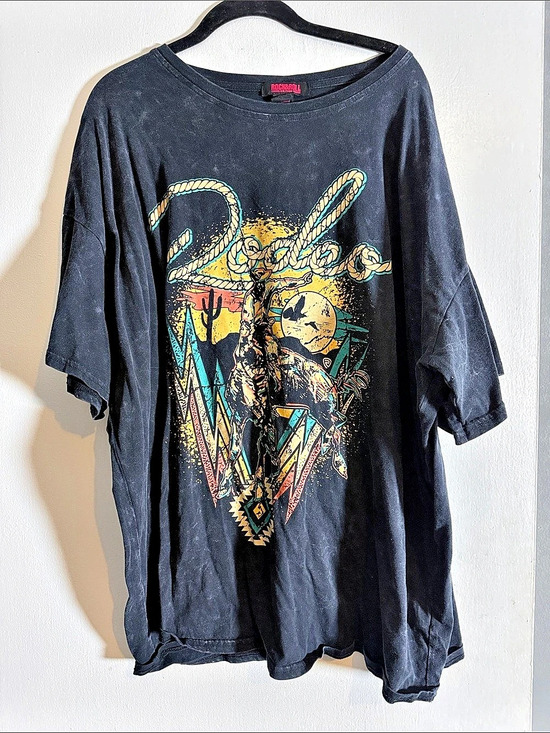 Rock & Roll Denim Other - Rock & Roll Denim Rodeo Graphic Tee Black & Multi Size 2X